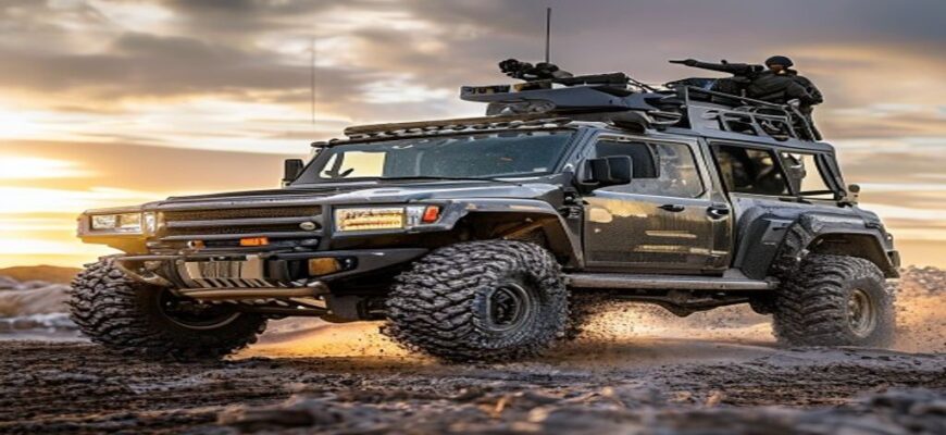 Уникальный внедорожник USSV Hamba на базе Ford F-150 выставлен на…